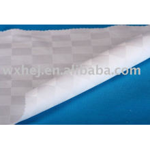 100% cotton dobby checker bed linen fabric